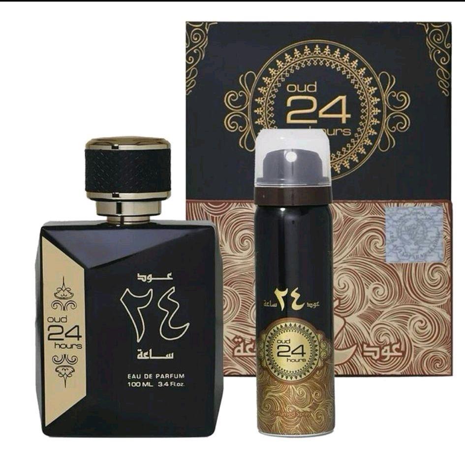 Oud 24 Arabic Oud Perfume 100 ML - 24 Hour Long Lasting Fragrance - Best for Oud Lovers - Eau de Parfum - 24 Hours Scented Experience