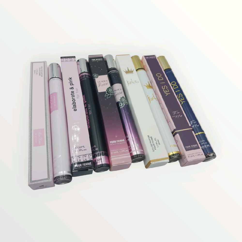 Pack of 5 - 35 ML Each Fragrance Tube Mist Amazing Long Lasting Scents for Your Collection Enhance Your Fragrance Experience
