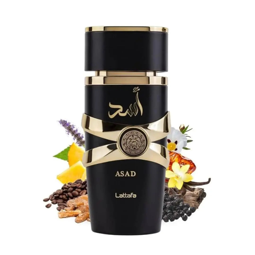 Asad Lattafa Black - 100ML - Long Lasting Fragrance -