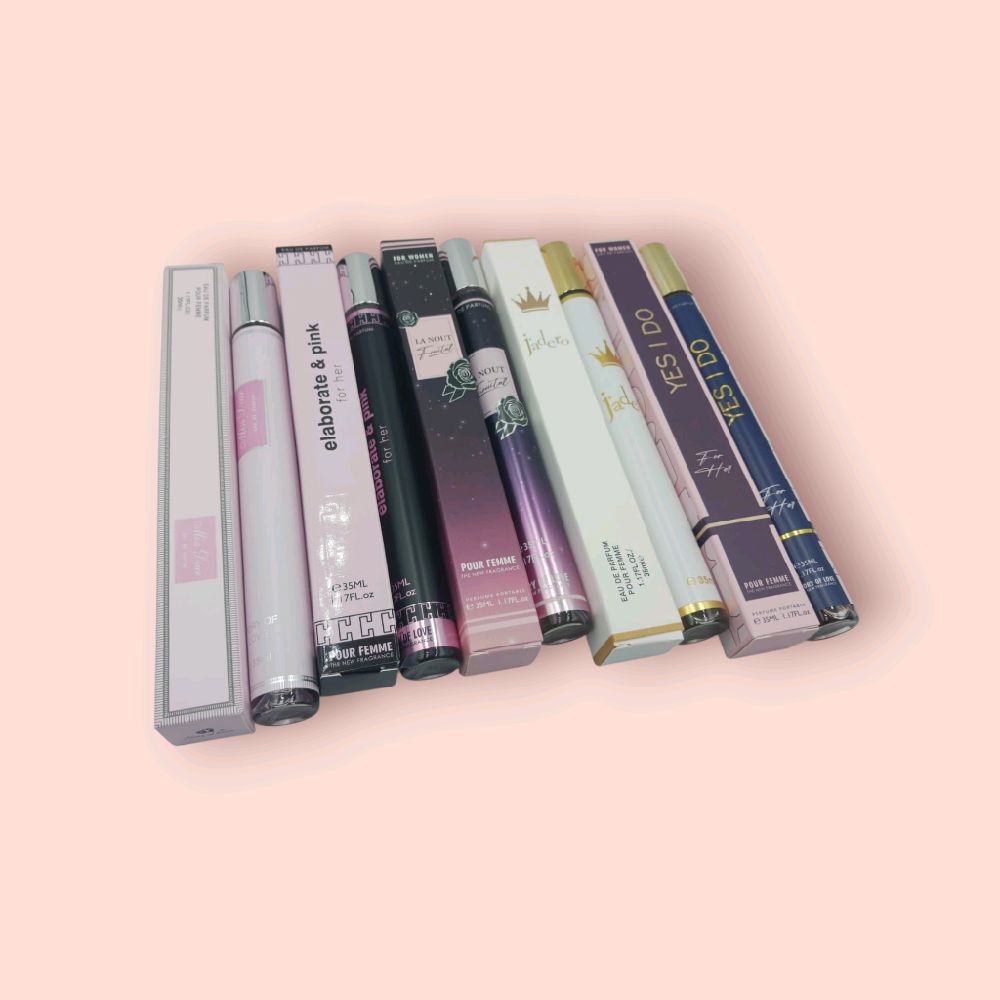 Pack of 5 - 35 ML Each Fragrance Tube Mist Amazing Long Lasting Scents for Your Collection Enhance Your Fragrance Experience
