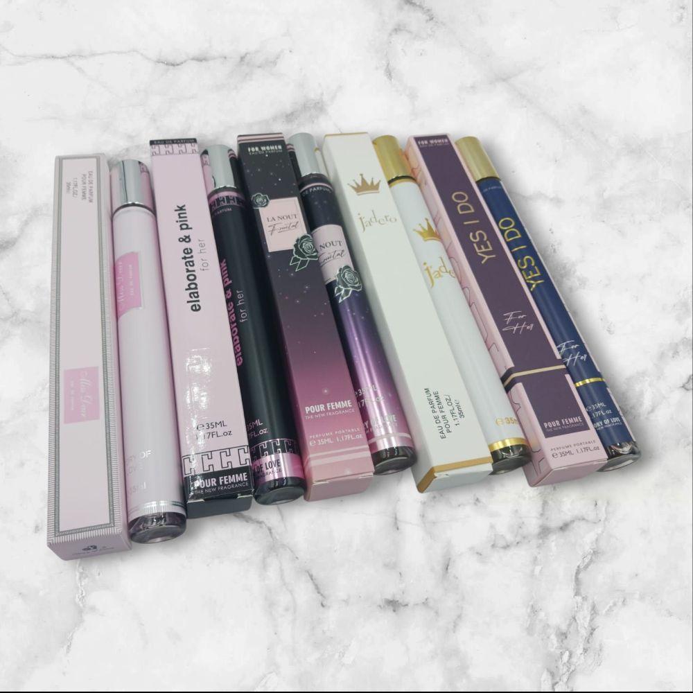 Pack of 5 - 35 ML Each Fragrance Tube Mist Amazing Long Lasting Scents for Your Collection Enhance Your Fragrance Experience