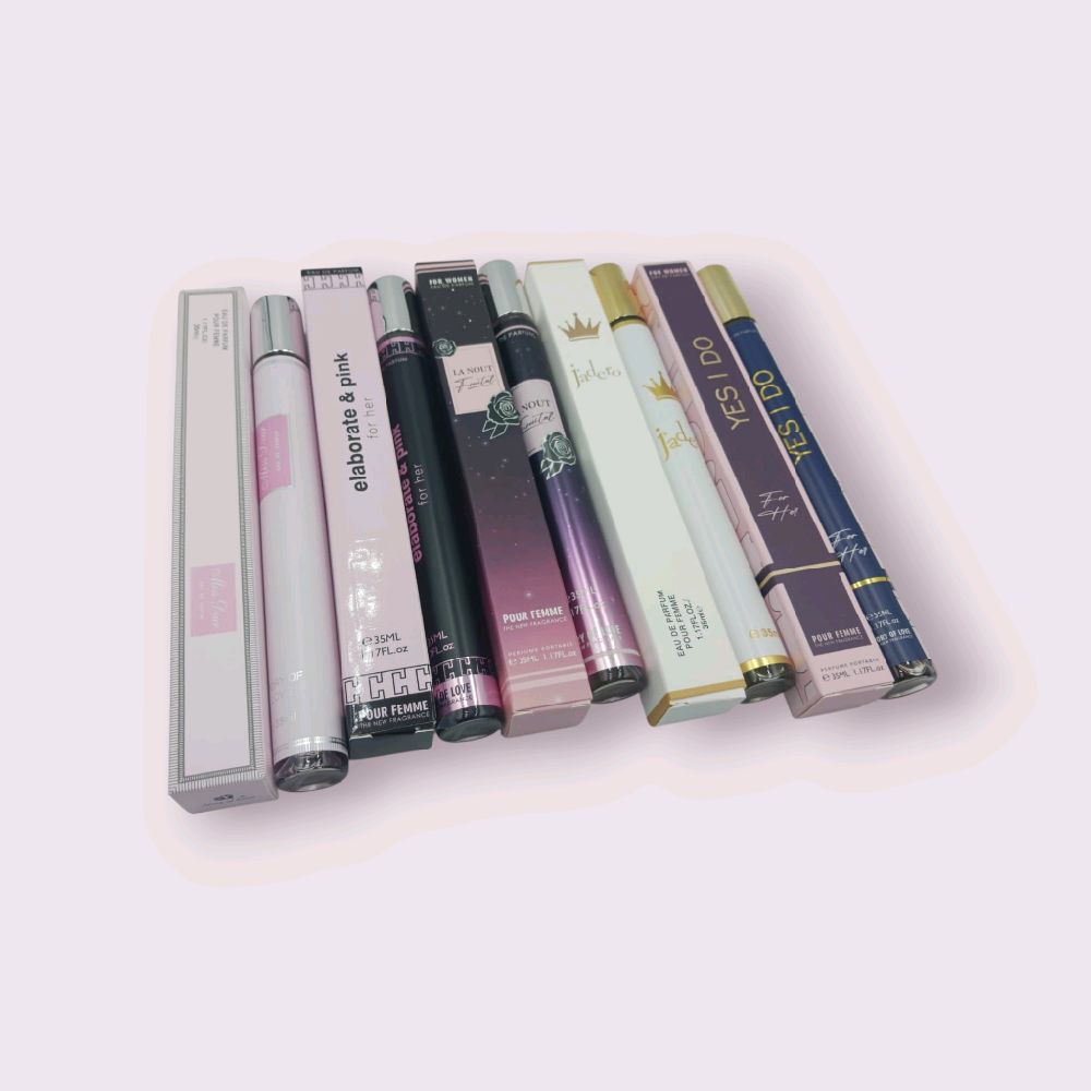 Pack of 5 - 35 ML Each Fragrance Tube Mist Amazing Long Lasting Scents for Your Collection Enhance Your Fragrance Experience