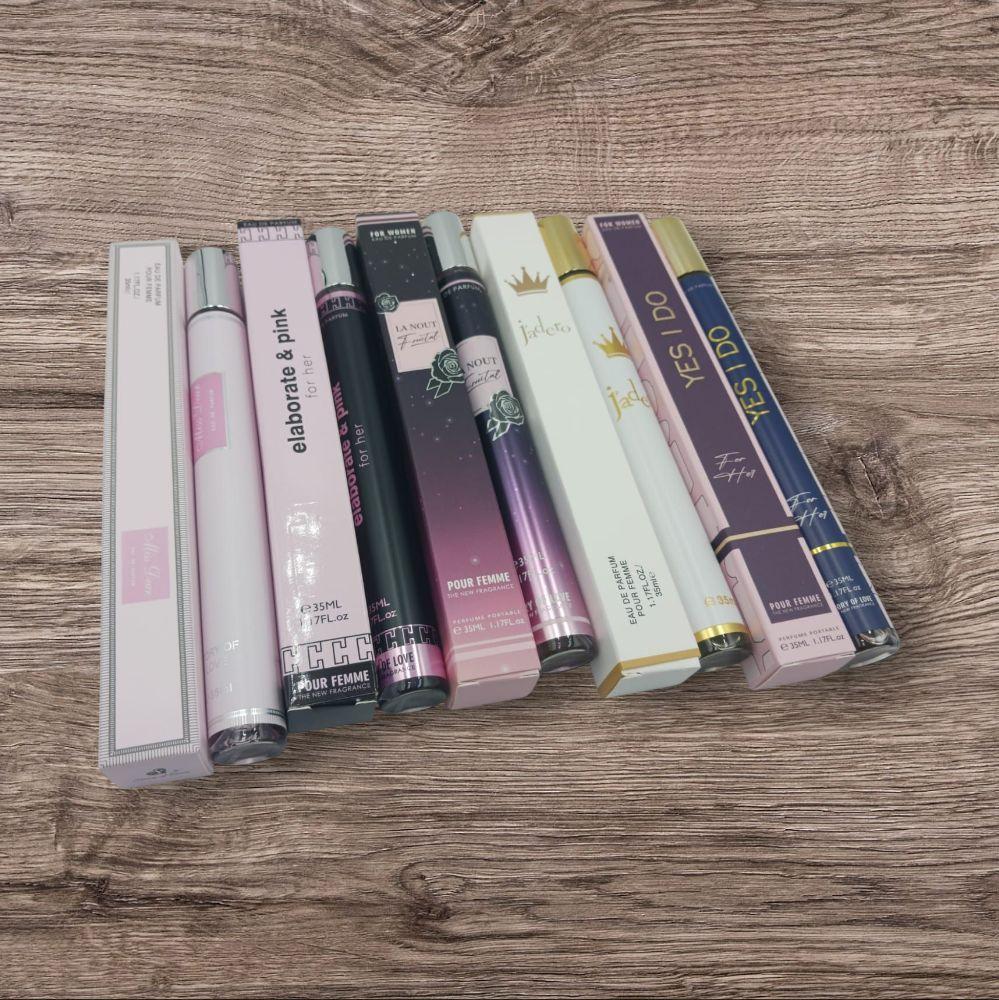 Pack of 5 - 35 ML Each Fragrance Tube Mist Amazing Long Lasting Scents for Your Collection Enhance Your Fragrance Experience