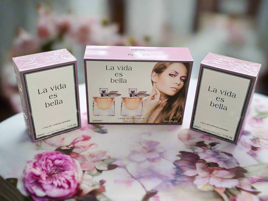 Set of 2 50ML - La Vida Es Bella Perfumes  - Amazing Long Lasting Perfumes for women.